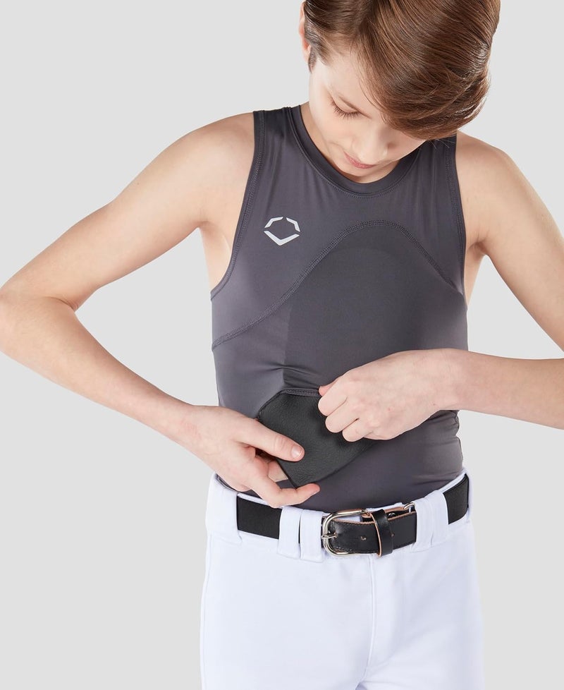 EvoShield قمصان واقية من الصدر بدون أكمام للأولاد - Image 5